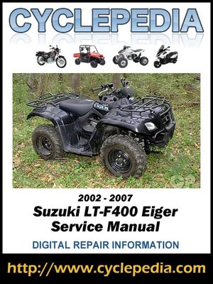 cover image of Suzuki LT-F400 Eiger 2002-2007 Service Manual